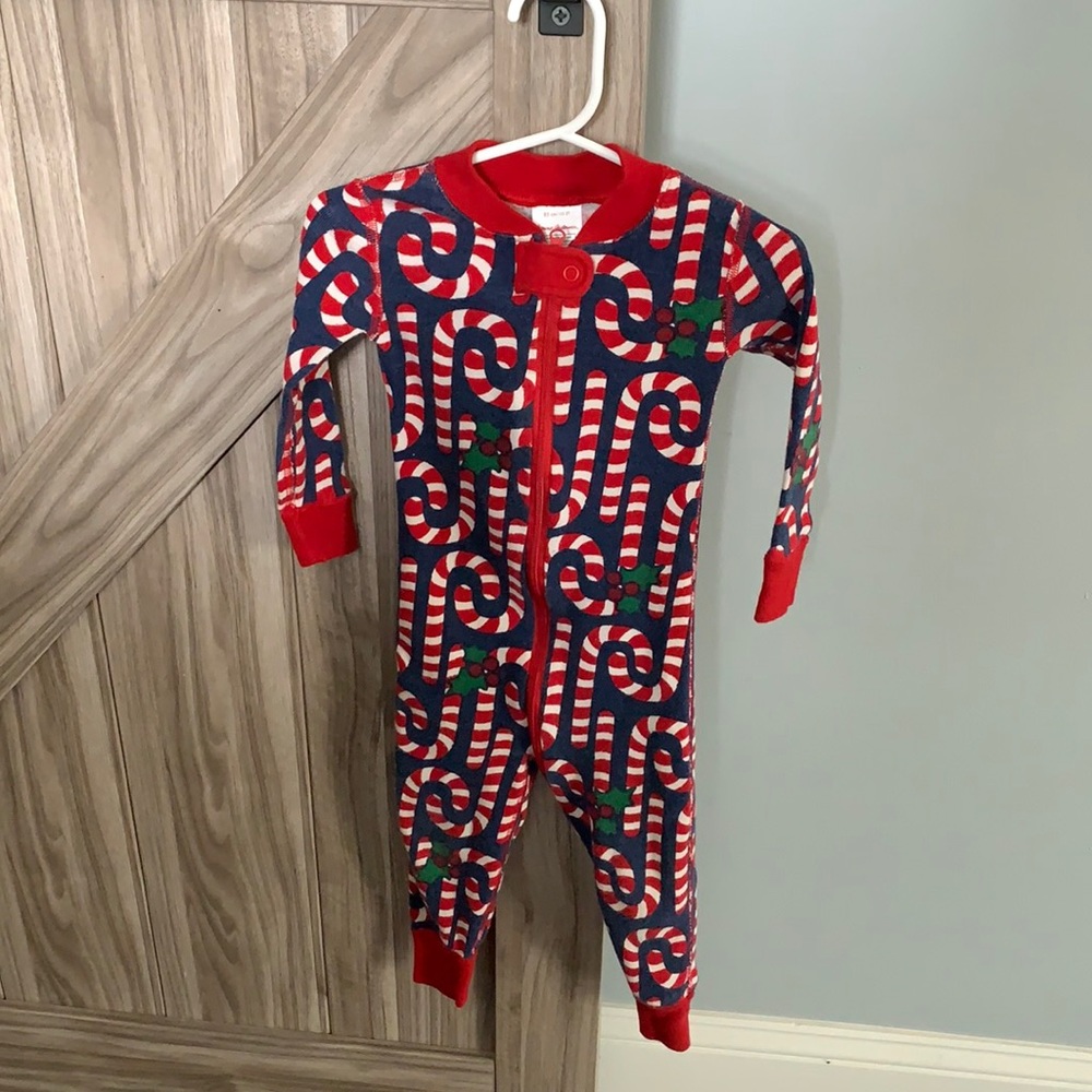 Hanna Anderson 2020 candy cane zippy